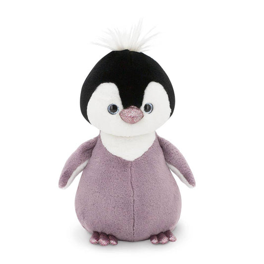 Peluche de pingouin Fluffy, couleur lilas, 35 cm, 0+