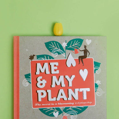 黄色いチューリップのしおり