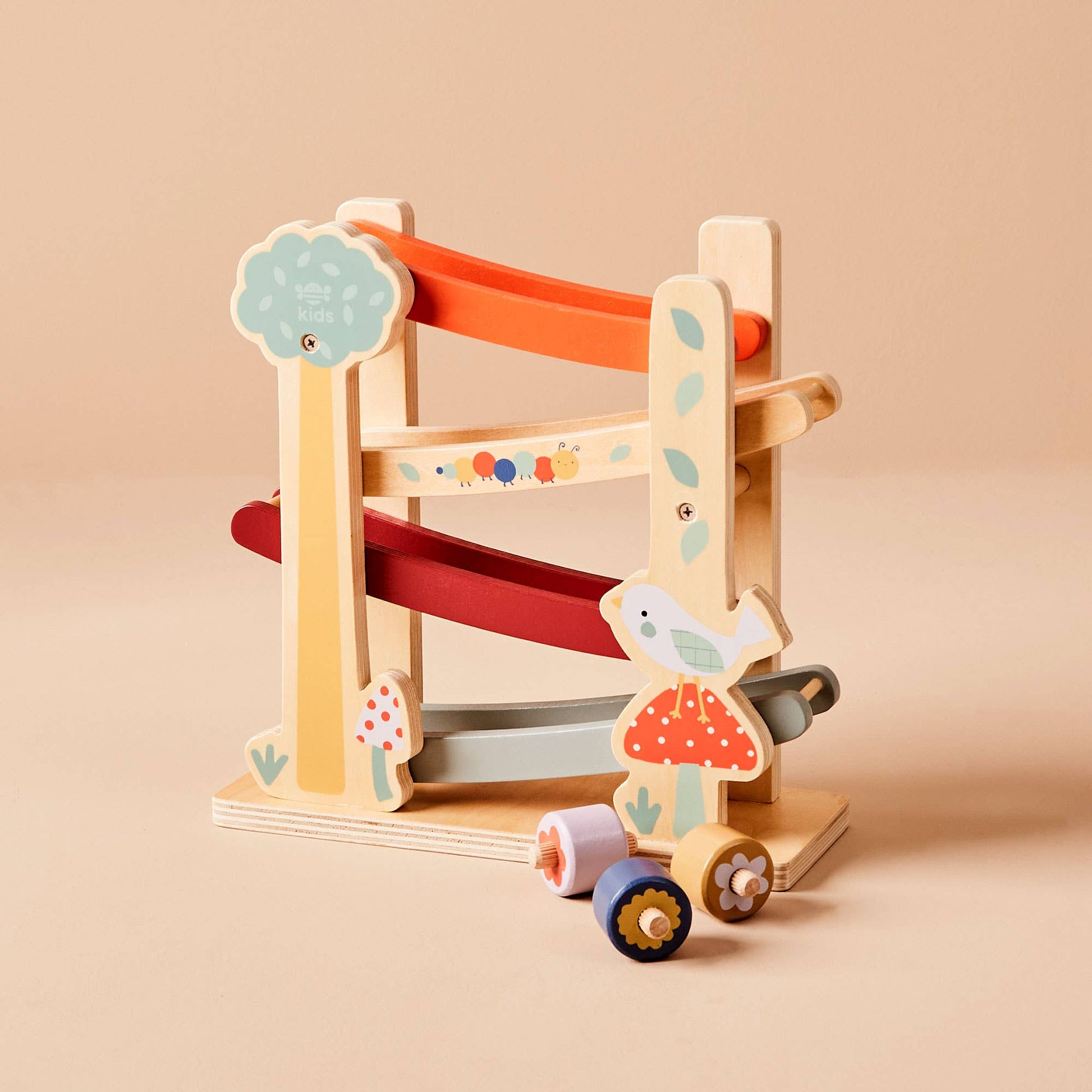 Jeu Jouet avec Rampe de Jardin en Bois Just Bee Kids