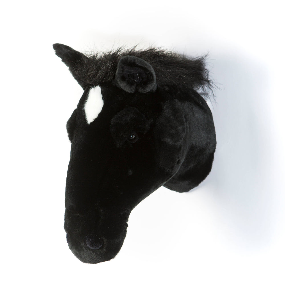 Décoration Murale Peluche Pierre le Cheval Noir