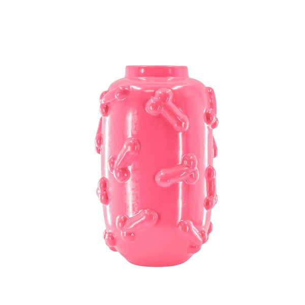 Vase - Dick - Céramique - Rose - 17x17x27cm