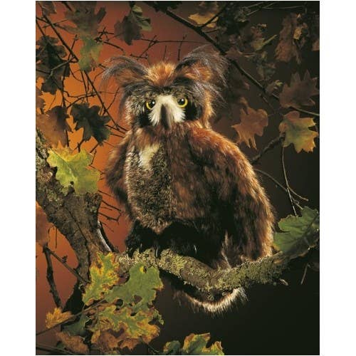 トラフズクの手人形
