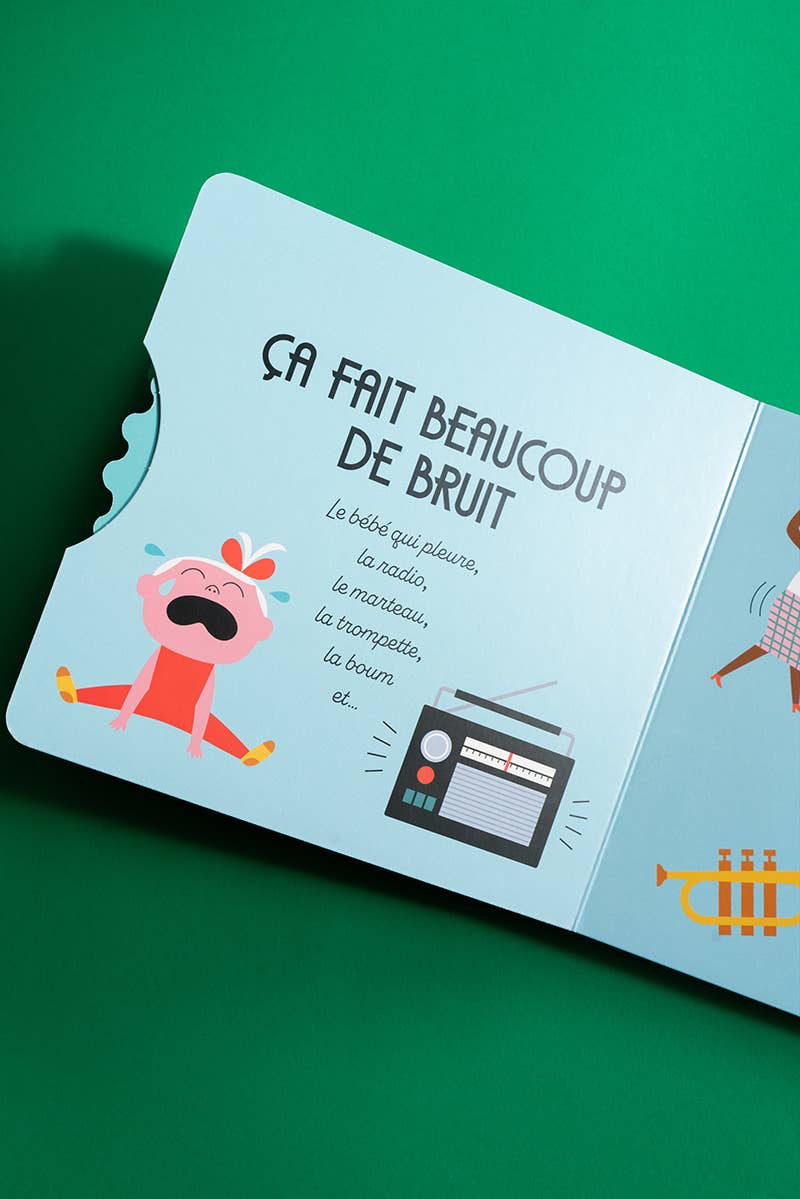 Libro per bambini "FA RUMORE O È SILENZIOSO?"