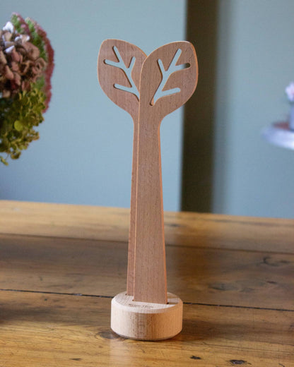 Cubiertos de ensalada - Desde el final de las hojas