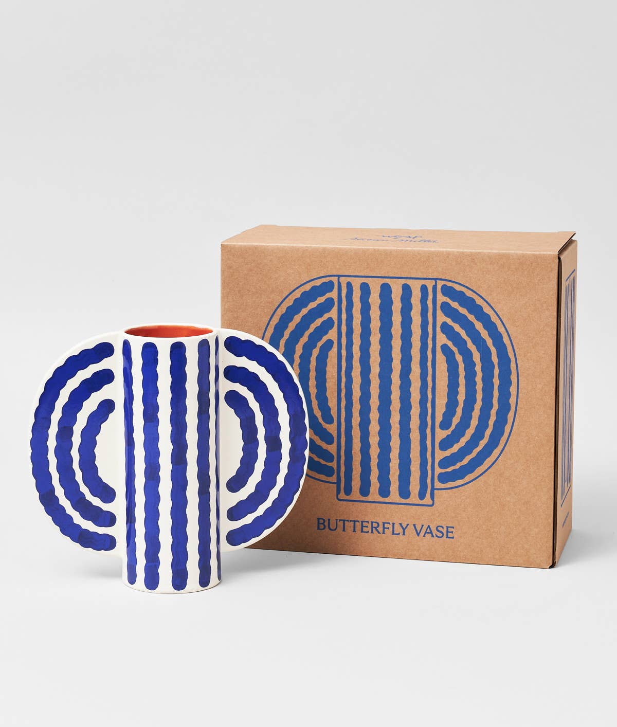 Vase « Petit papillon » - Bleu