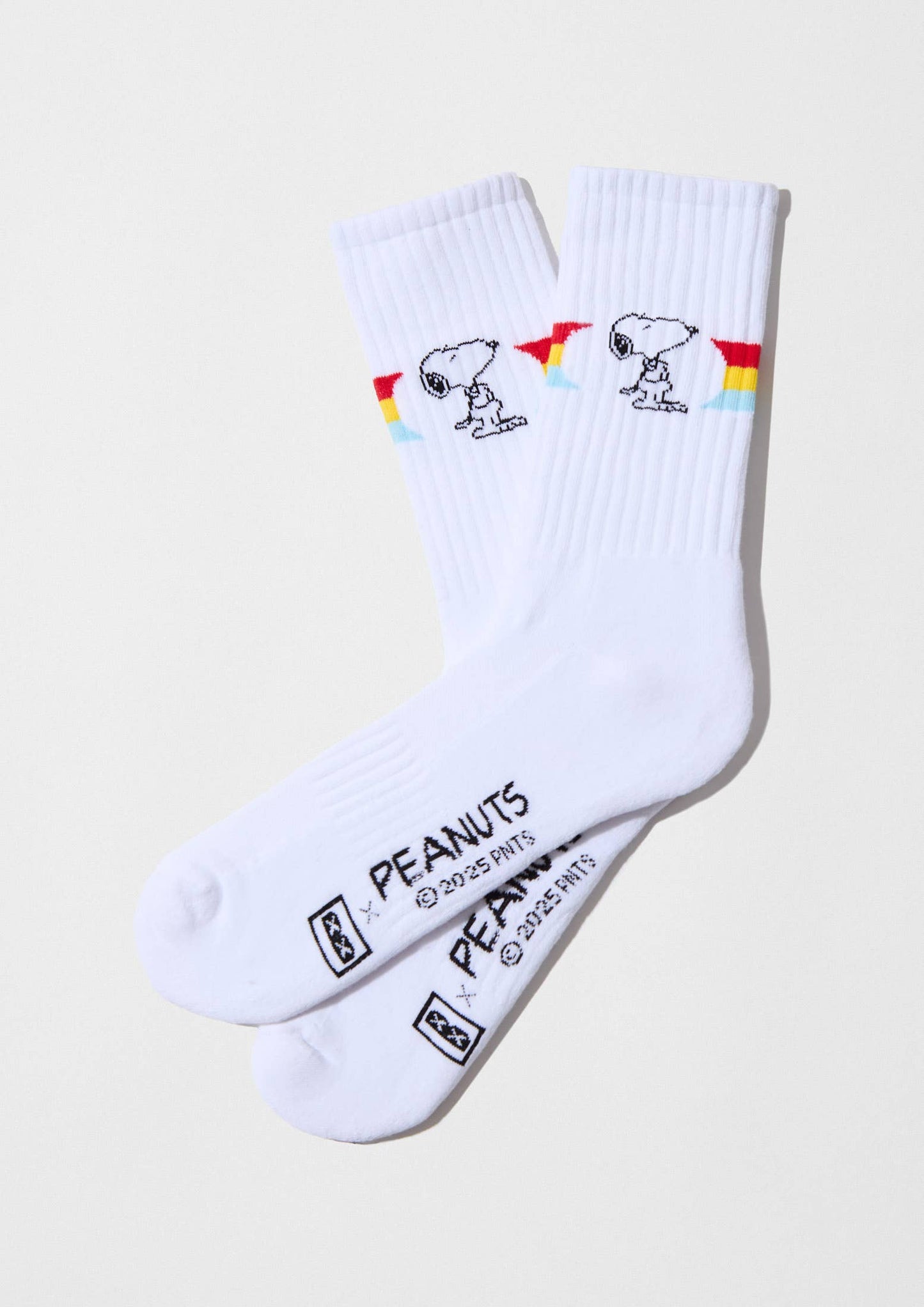 BeSnoopy Rue Arc-en-ciel - Chaussettes 100% Coton Bio: Blank / 41/46