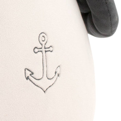 Peluche Albatros avec Bonnet Rouge - 50 cm