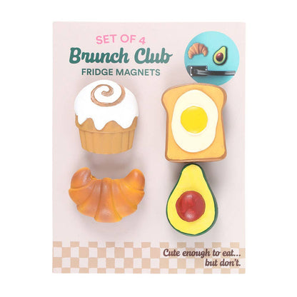 Ensemble d'aimants pour réfrigérateur Brunch Club