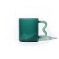 Jade Green Glass Mug
