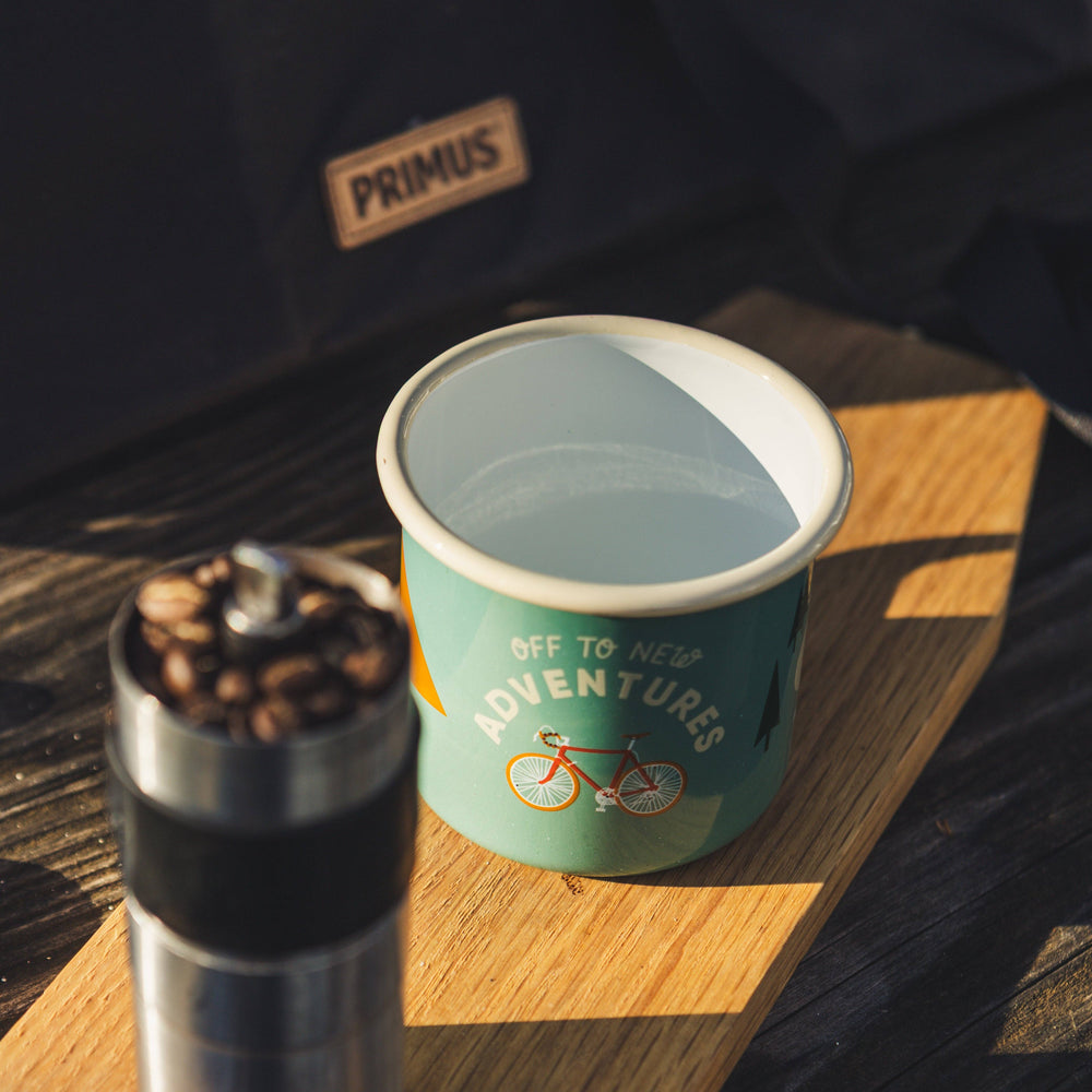 Mug en émail Roadtyping « Bike Adventure » – 350 ml