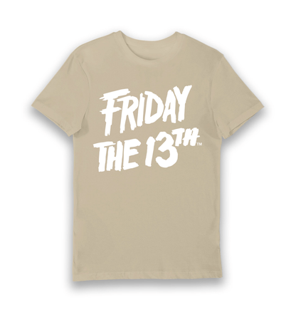 T-shirt adulte Friday the 13th texte géant