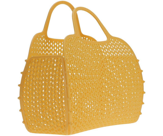 Bolso retro vintage amarillo sol