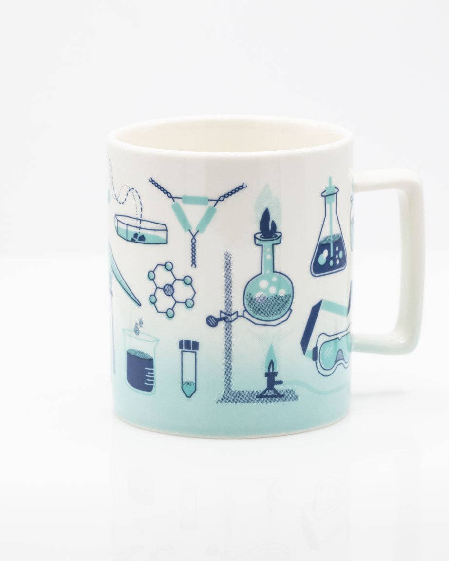 Mug Rétro Lab (350 ml) – produit scientifique Cognitive Surplus EU, vue 1