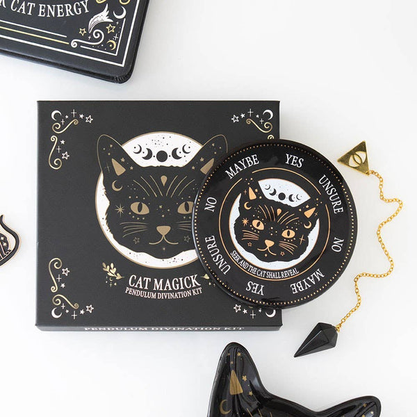 Kit de divination au pendule Magick du Chat Noir