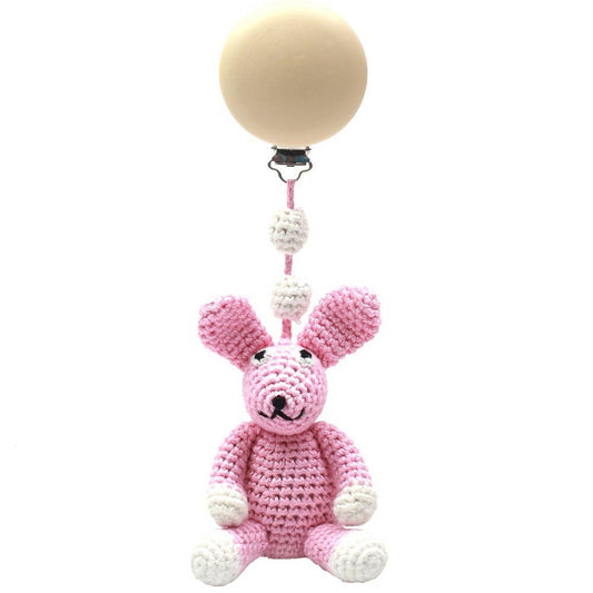 Olifanten kinderwagenhaak - Roze