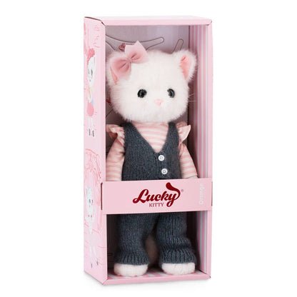 Peluche, Lucky Kitty, Lucky Sophie : Chaton élégant 38 cm 3+