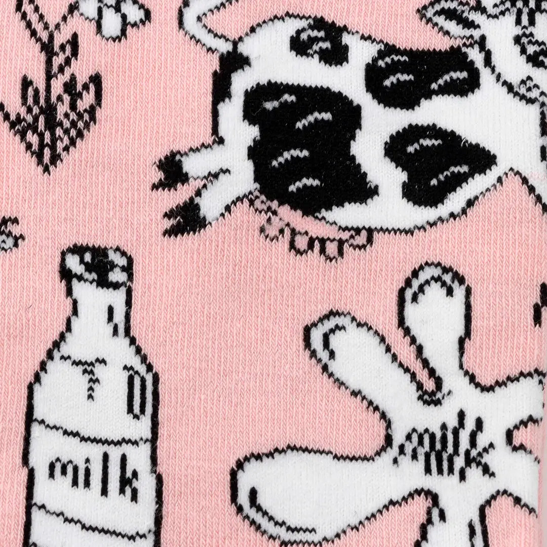Calzini di mucca "Latte fresco"