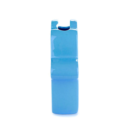 Vaas, Gelukshand, blauw, keramiek