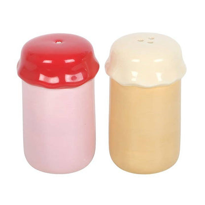 Sel et poivre Pot de beurre de cacahuète et de gelée