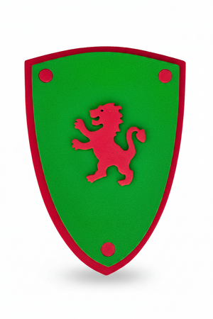 Softik Green Shield with Lion