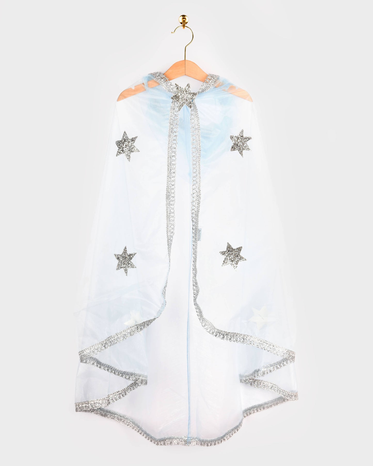 Blue organza Princess cape 98-128 cm 3-8 years