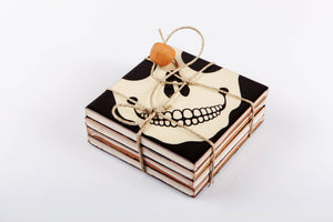 Posavasos de calaveras