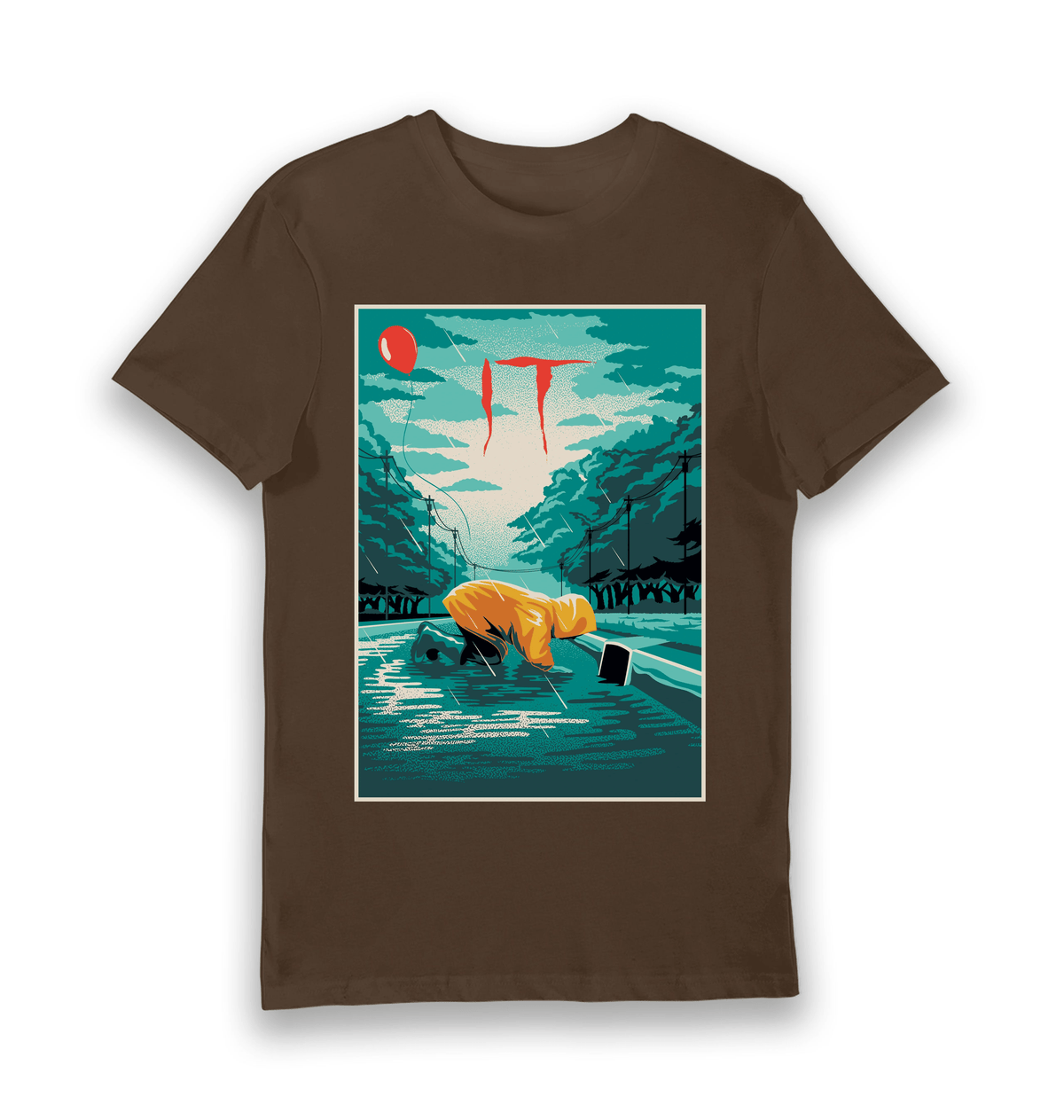 T-shirt adulte IT affiche Pennywise