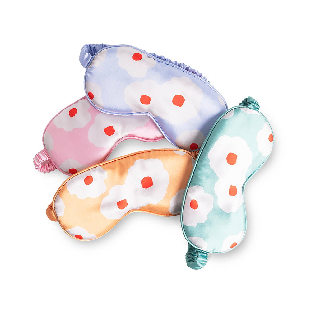 Orange Floral Sleep Mask