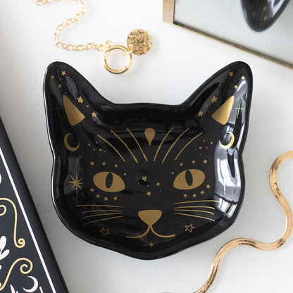 黒猫の小皿