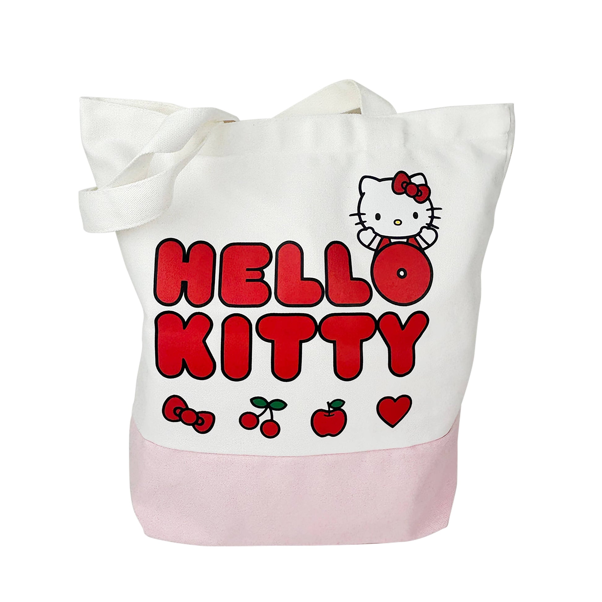 Sac – cabas Hello Kitty rose et blanc | Blueprint Collections – vue 1