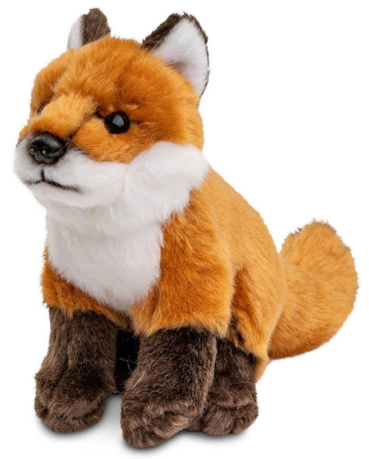 Peluche Renard roux, assis