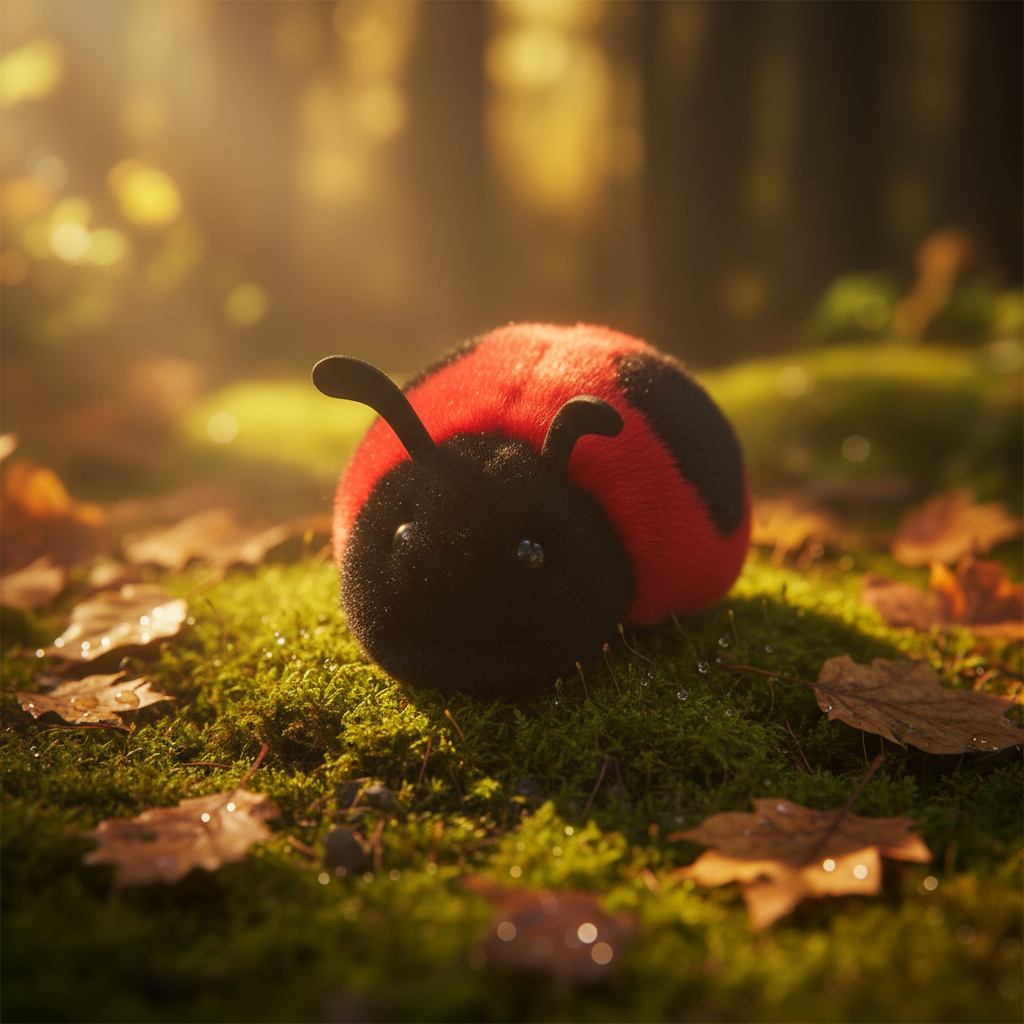 Peluche Coccinelle
