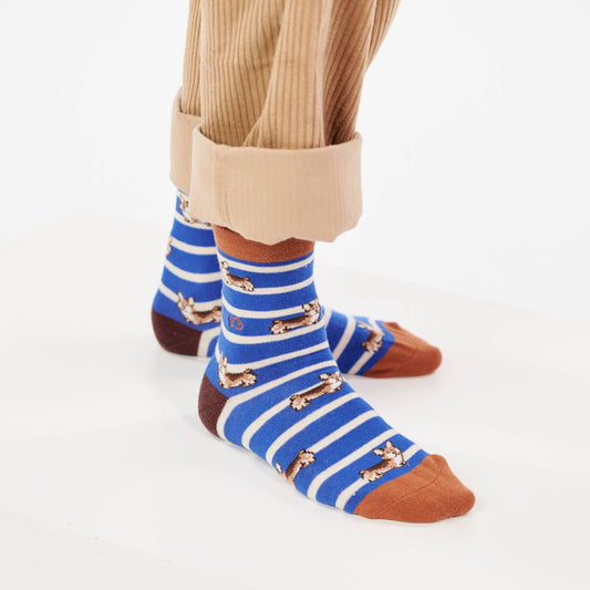 Calcetines de animales para niños - Corgi