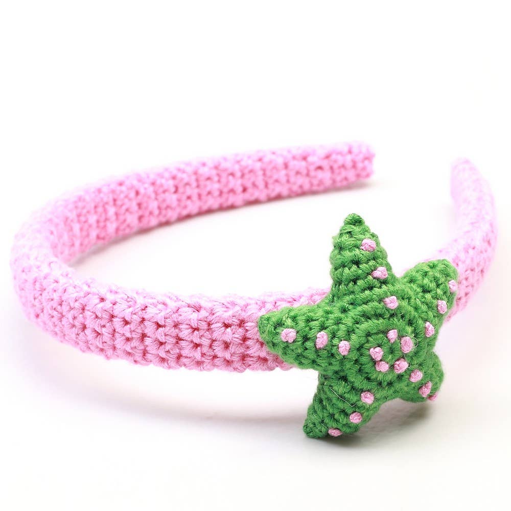 Diadema de estrella de mar - Rosa