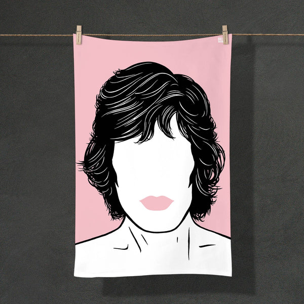Asciugamano da cucina "Mick Jagger" dei Rolling Stones