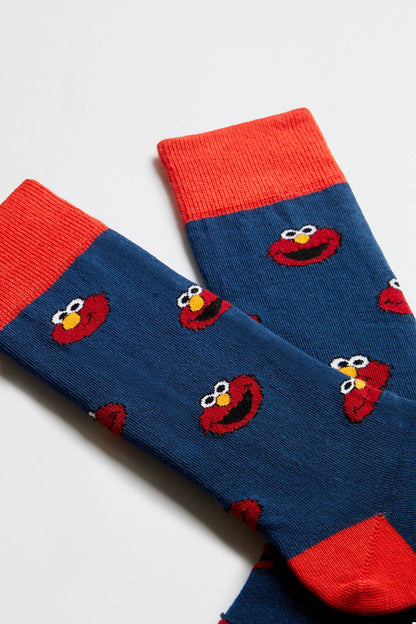 Calcetines de Elmo de Plaza Sésamo