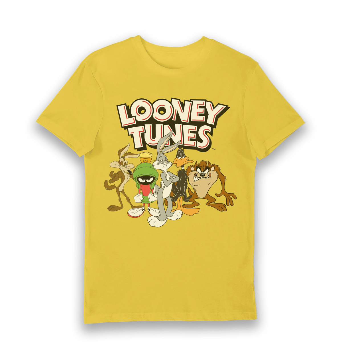 T-shirt Looney Tunes groupe avec logo