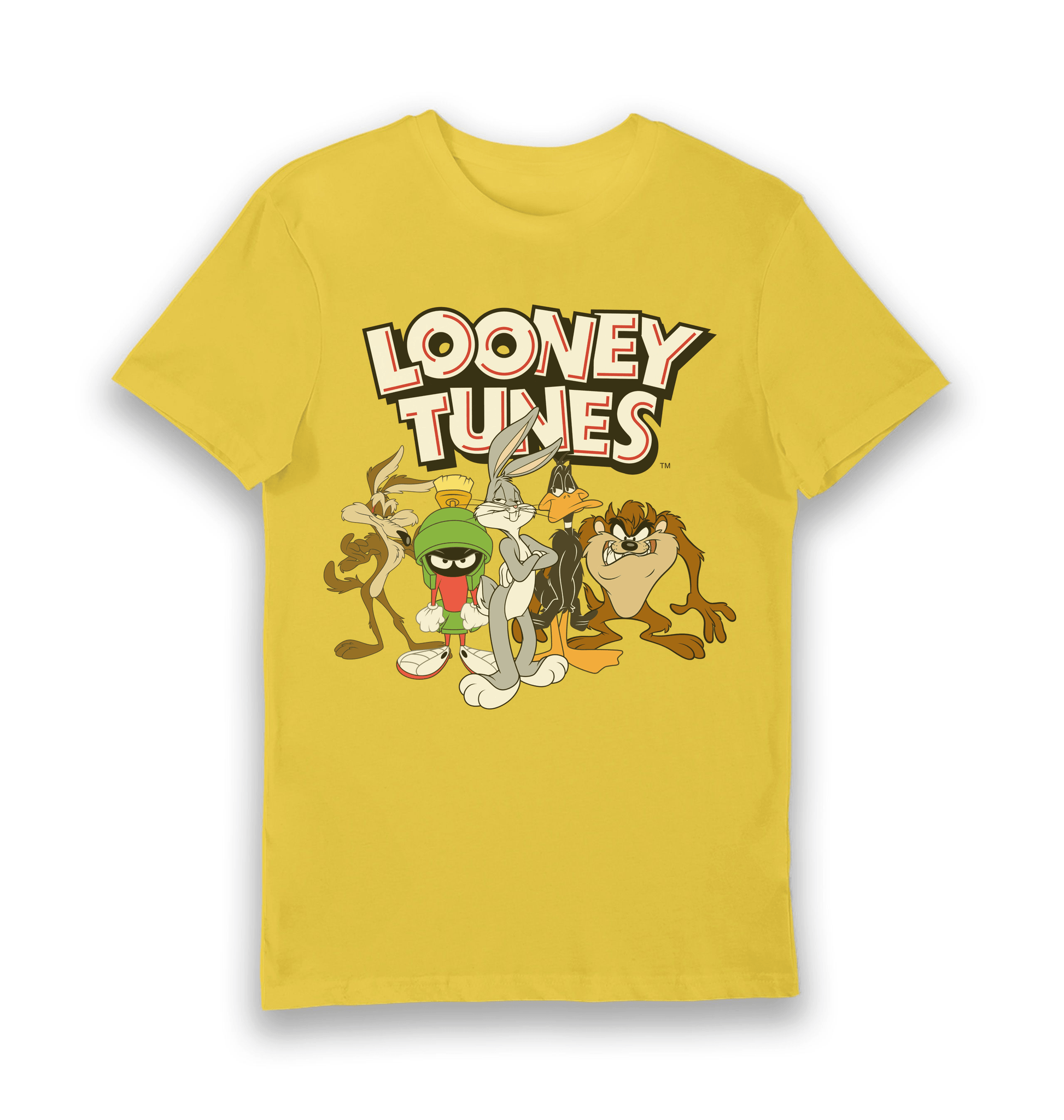 T-shirt Looney Tunes groupe avec logo