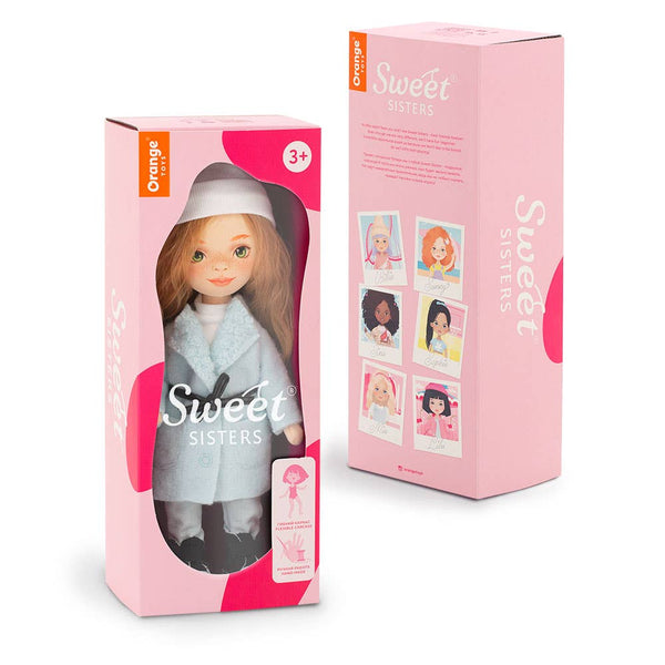 Boneca Sunny com casaco verde menta - 32 cm