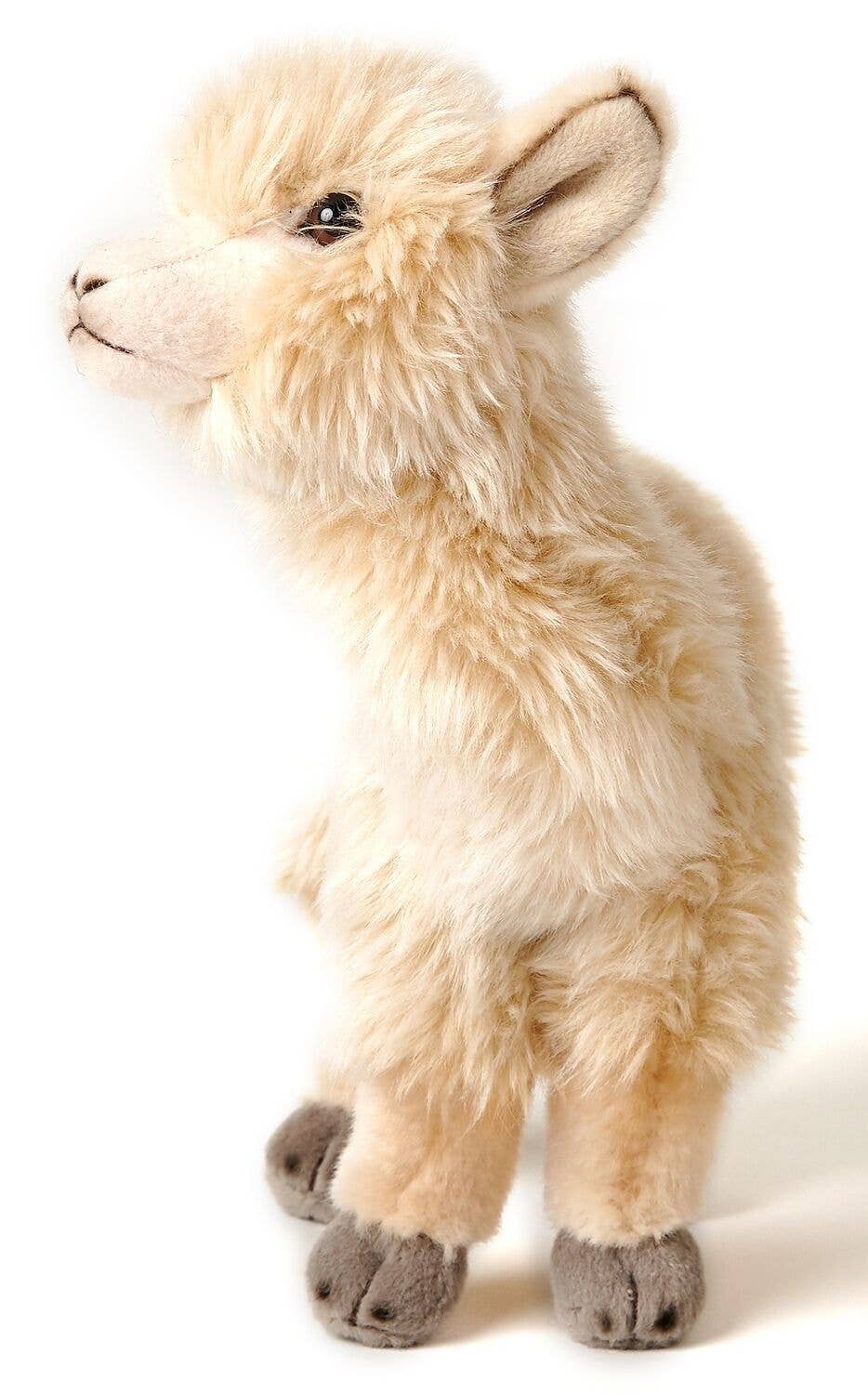 Peluche en Alpaga Beige Debout