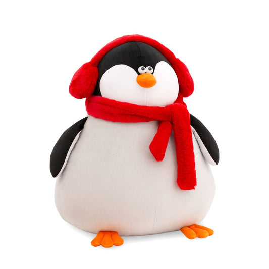 Peluche pingüino con bufanda - 50 cm - 0+