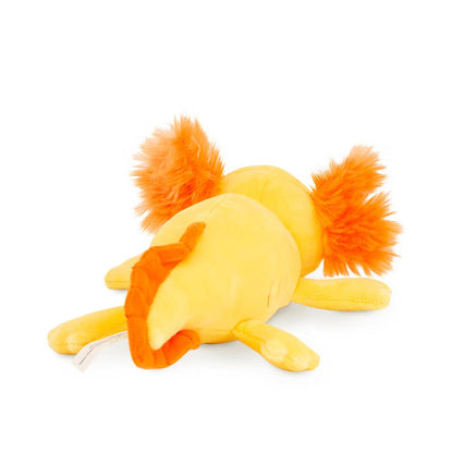 Peluche axolotl jaune 20 cm