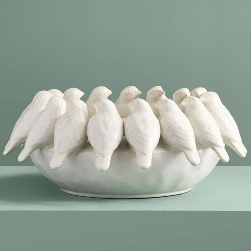 Coupe M. Petit oiseau, Blanc