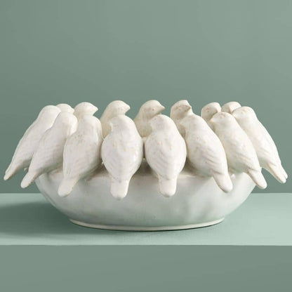 Coupe M. Petit oiseau, Blanc