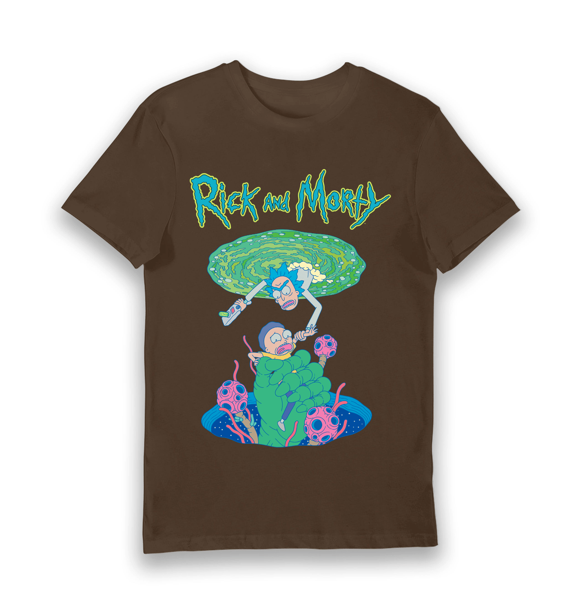 T-shirt Rick and Morty portail