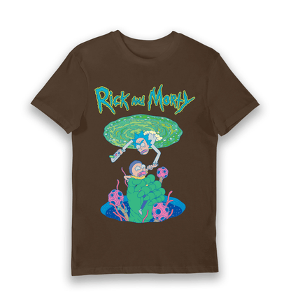 T-shirt Rick and Morty portail