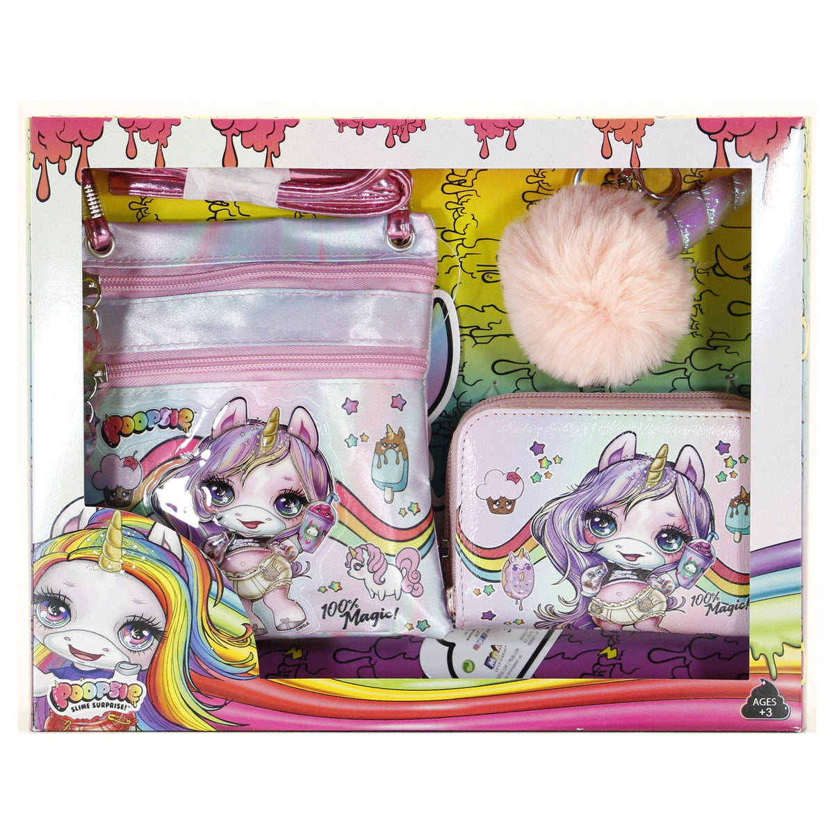 Pack avec Sac Vertical + Complément Poopsie Slime Surprise « Magic »