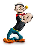 Abridor de garrafas Popeye em ferro fundido