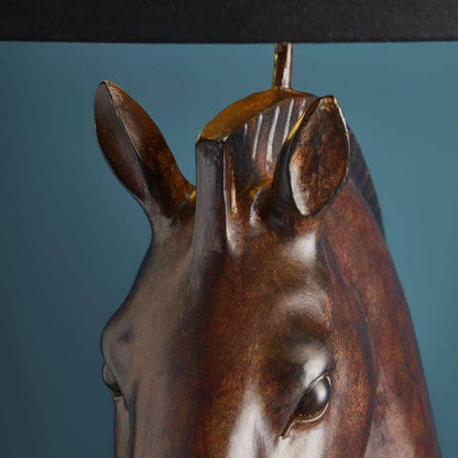 Candeeiro de pé Amadeus, castanho, 47 x 40 x 153 cm