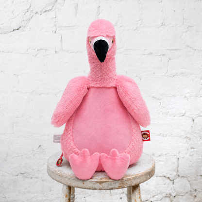Peluche flamant rose Strawberry à rembourrage amovible - Cubbies